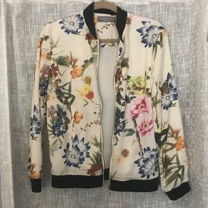 Size S Bagatelle Floral Bomber Jacket